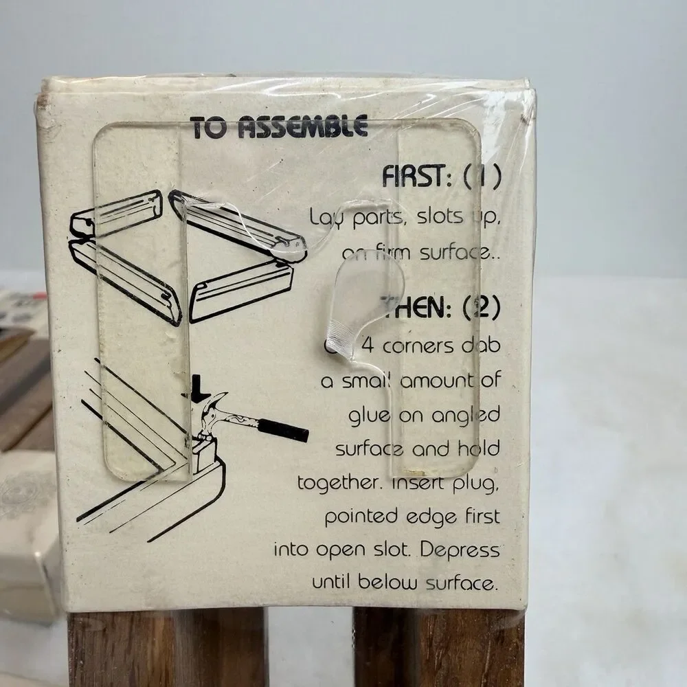 Vintage Hy-Jo Picture Frame Kits Bundle Wooden Deadstock New Rare Brown 88A Med